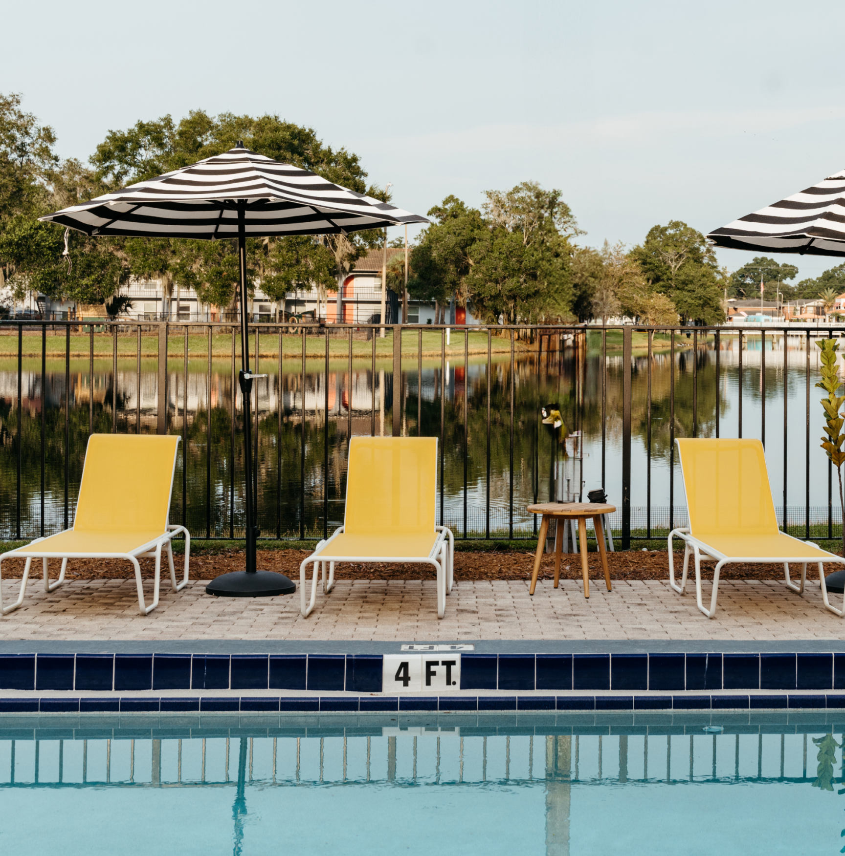 resort style pool